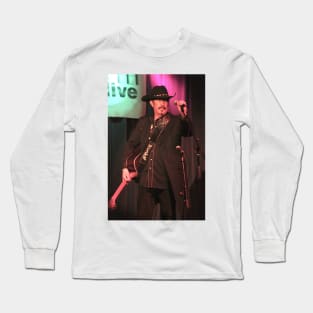 Kinky Friedman Photograph Long Sleeve T-Shirt